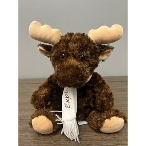 Soft and Cuddly‎ Plush Moose w/ Explore Scarf